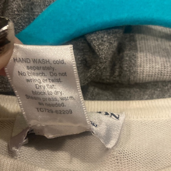 Pendleton size small cute floral cardigan sweater great condition cotton blend - Picture 10 of 10